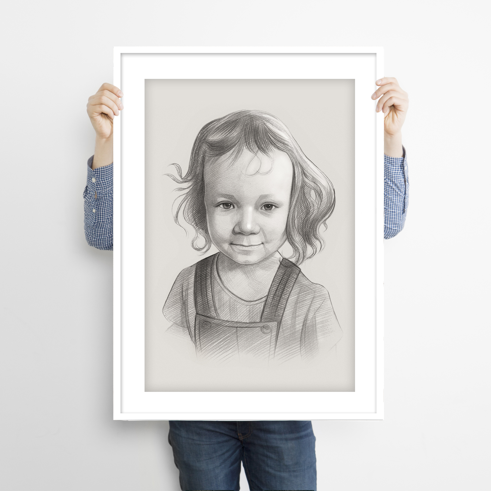 Personalized Gift Customized Gift Birthday Gift Wedding Gift Mother/'s Day Father/'s Day Gift A3 Custom Drawing Pencil Portrait from Photo