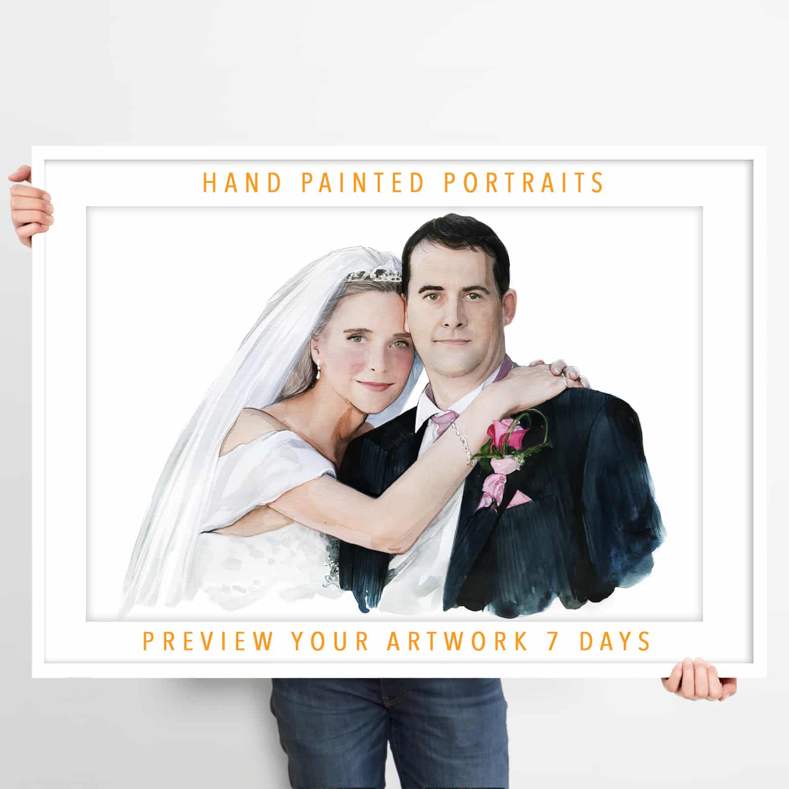 Hand Painted Portraits From Your Favourite Photos